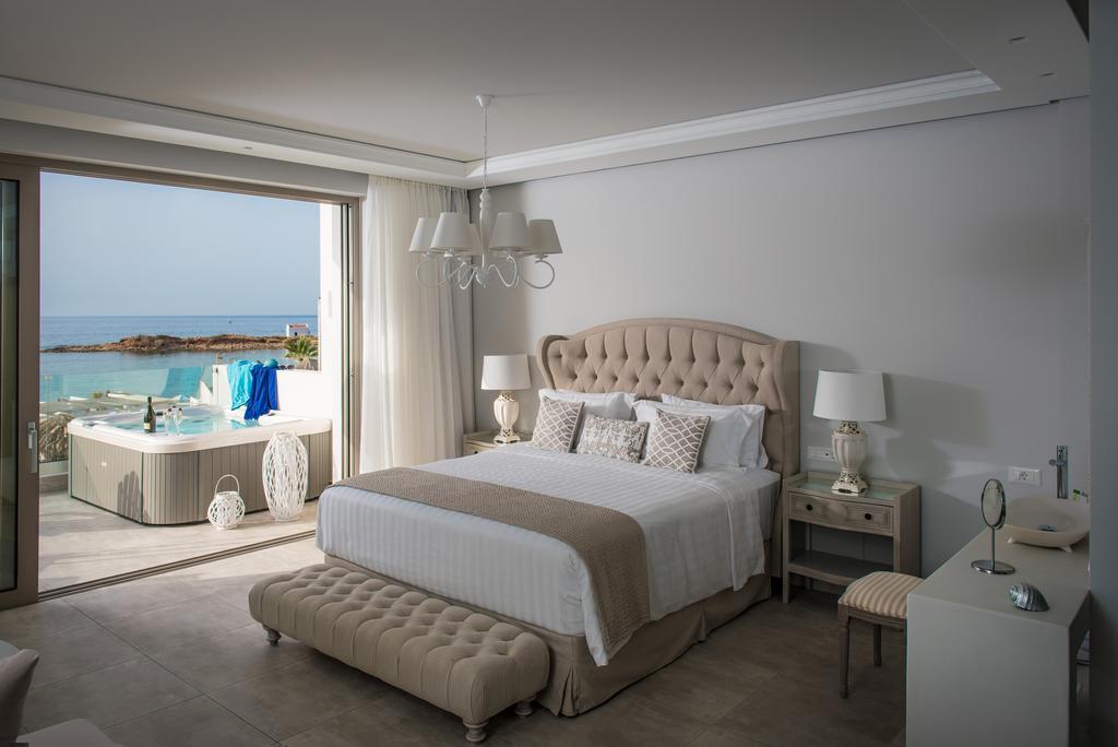 Drossia Palms Hotel And Nisos Beach Suites Mália Szoba fotó